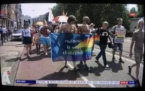 AutiRoze tijdens Pridewalk 2019